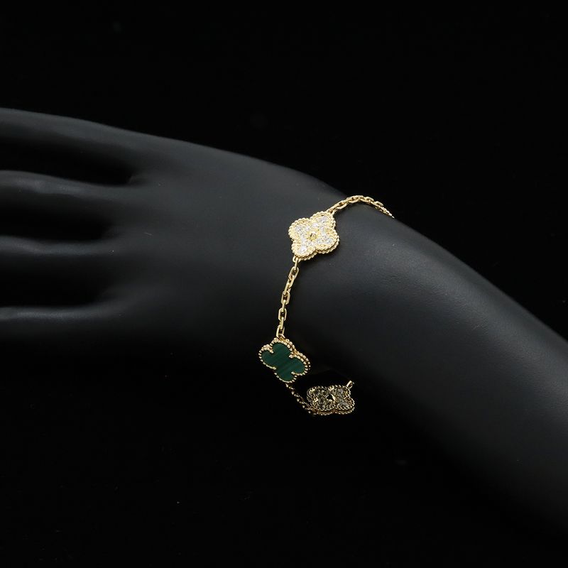 Van Cleef & Arpels Vintage Alhambra Bracelet 5 Motifs 18K