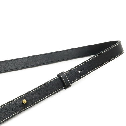 Loewe Anagram T Bucket Small 2-Way Shoulder Bag Leather Black Navy