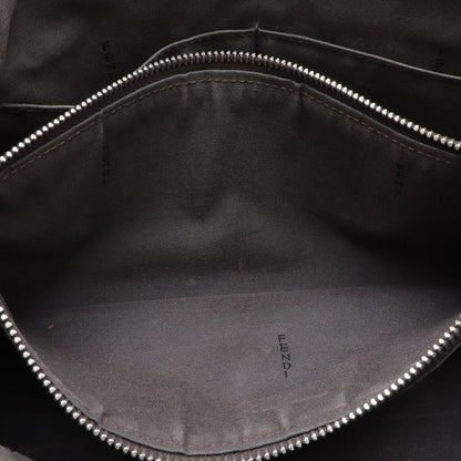 Fendi by the Way 2-Way Shoulder Bag Logo Handle Leather Brown