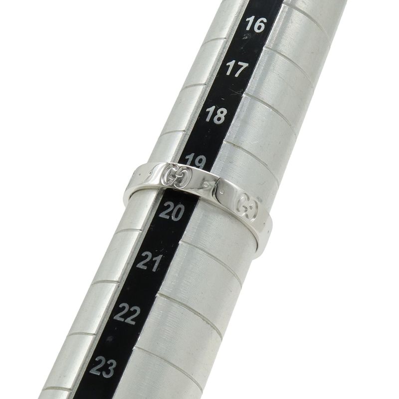 Gucci Icon Ring Ggring 18K White Gold