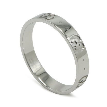 Gucci Icon Ring Ggring 18K White Gold
