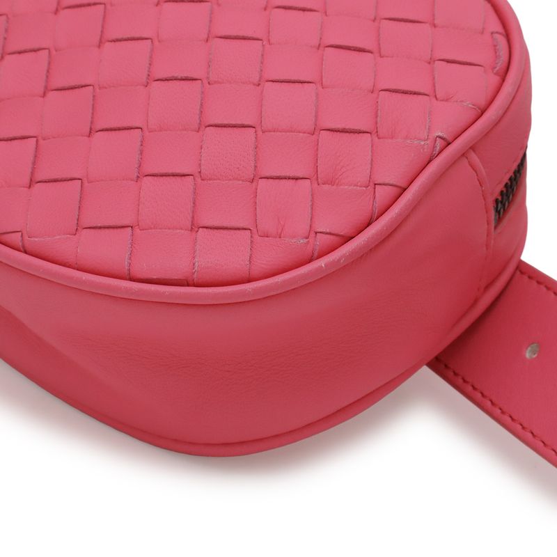 Bottega Veneta Intrecciato Belt Bag Leather Pink