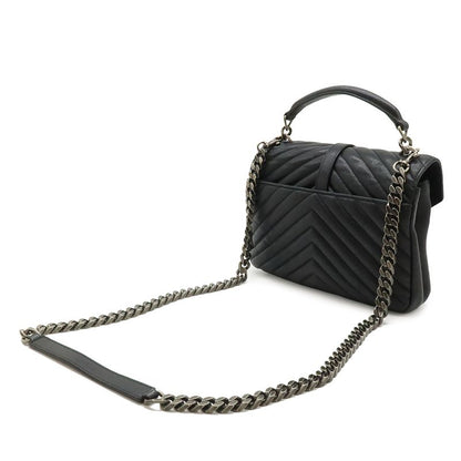 Saint Laurent Paris YSL Yves Carre Handbag 2-Way Chain