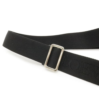 Loewe Anagram Shoulder Bag Crossbody Depth Leather Dark Brown Black Silver