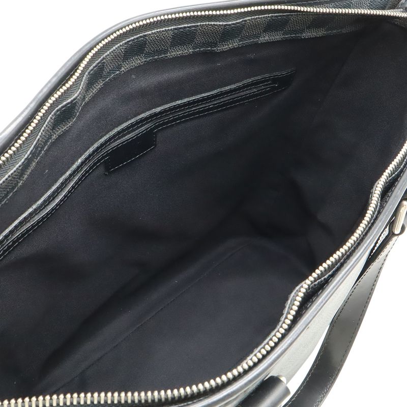 Louis Vuitton Damier Graphite Tadao Tote Business Briefcase 2-Way Black Gray