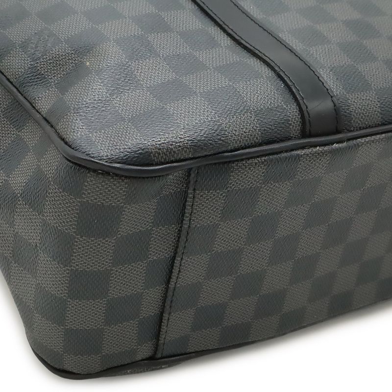 Louis Vuitton Damier Graphite Tadao Tote Business Briefcase 2-Way Black Gray