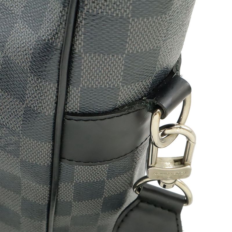 Louis Vuitton Damier Graphite Tadao Tote Business Briefcase 2-Way Black Gray