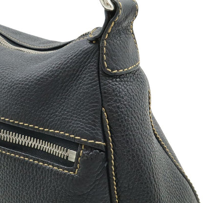 Chanel Logo Shoulder Bag Fringe Tassel