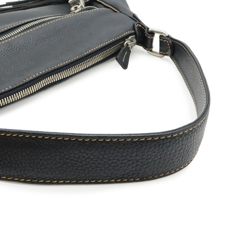 Chanel Logo Shoulder Bag Fringe Tassel