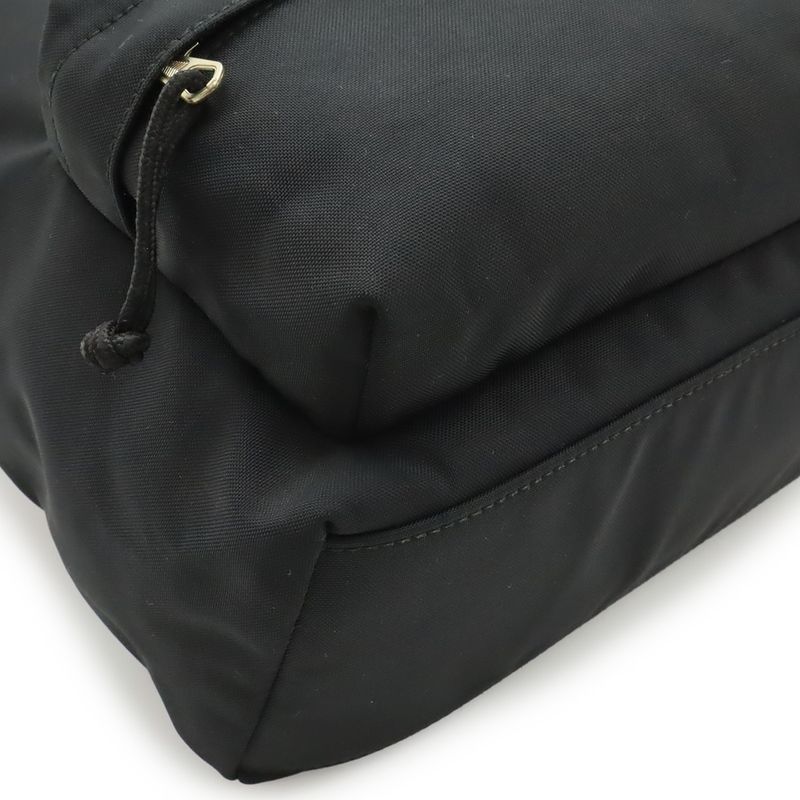 Balenciaga Wheel Backpack Nylon Canvas Black Navy White