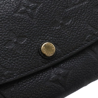 Louis Vuitton Monogram Empreinte Portefeuille Emily Bifold Wallet Noir Black