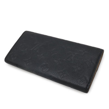 Louis Vuitton Monogram Empreinte Portefeuille Emily Bifold Wallet Noir Black