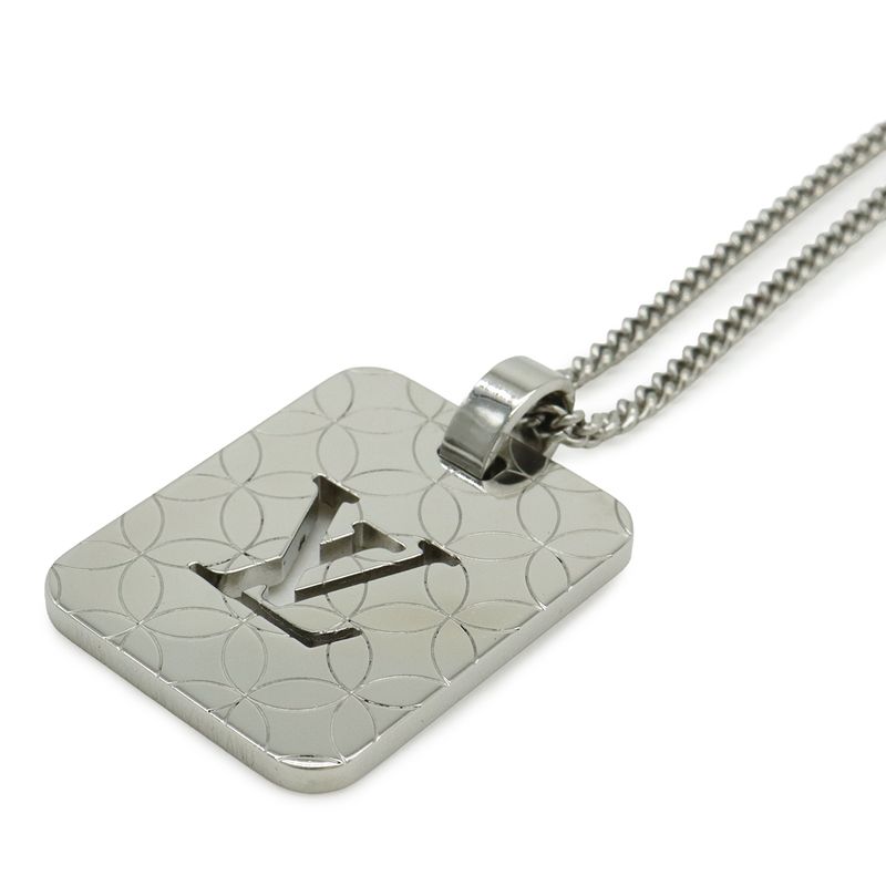 Louis Vuitton Pendentif PM Necklace Pendant Silver