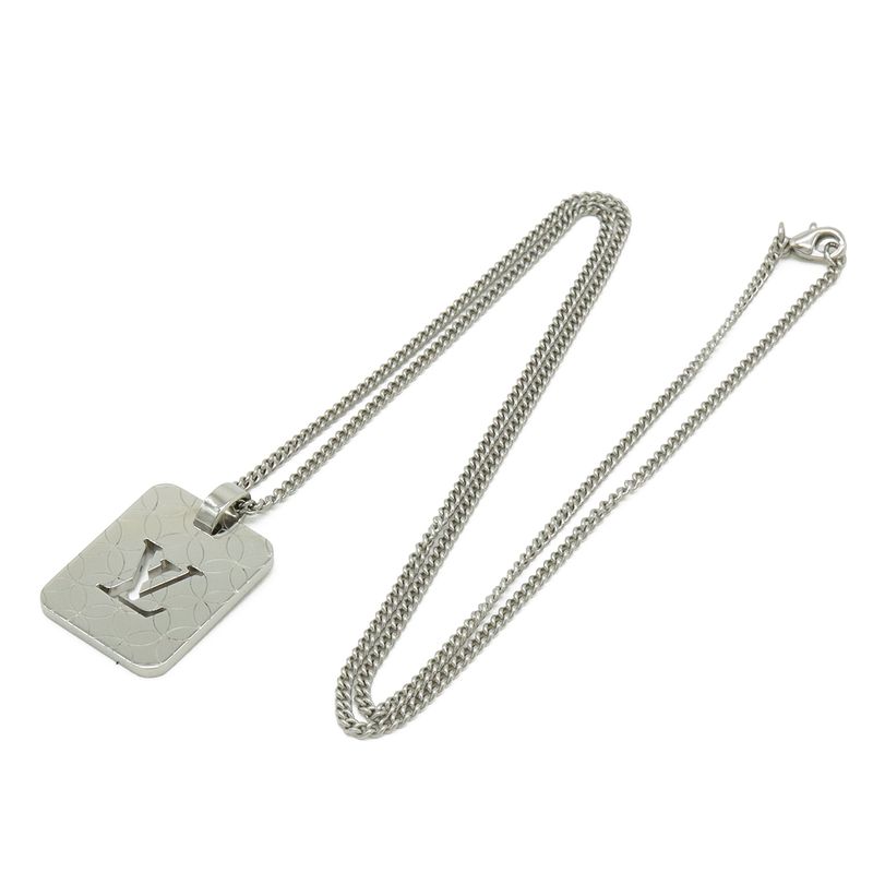 Louis Vuitton Pendentif PM Necklace Pendant Silver