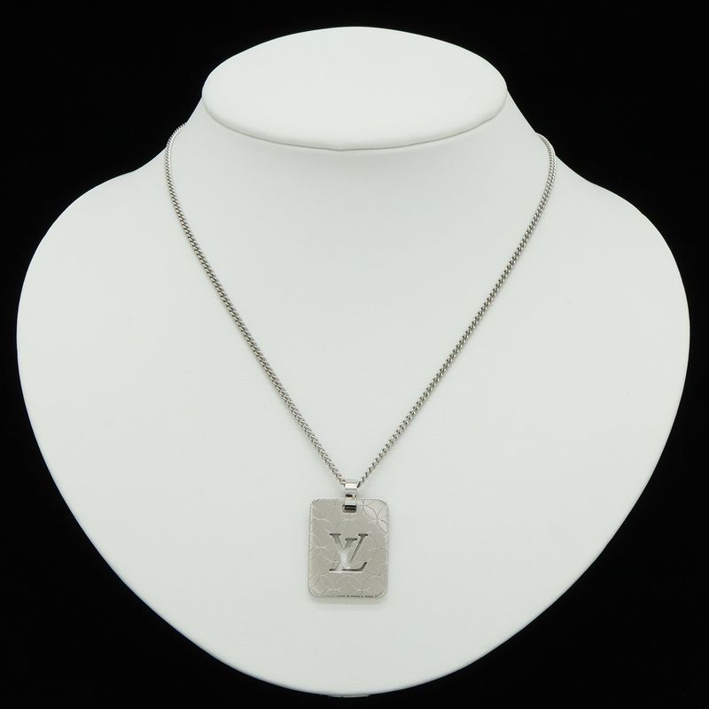 Louis Vuitton Pendentif PM Necklace Pendant Silver