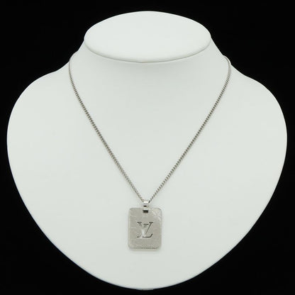 Louis Vuitton Pendentif PM Necklace Pendant Silver