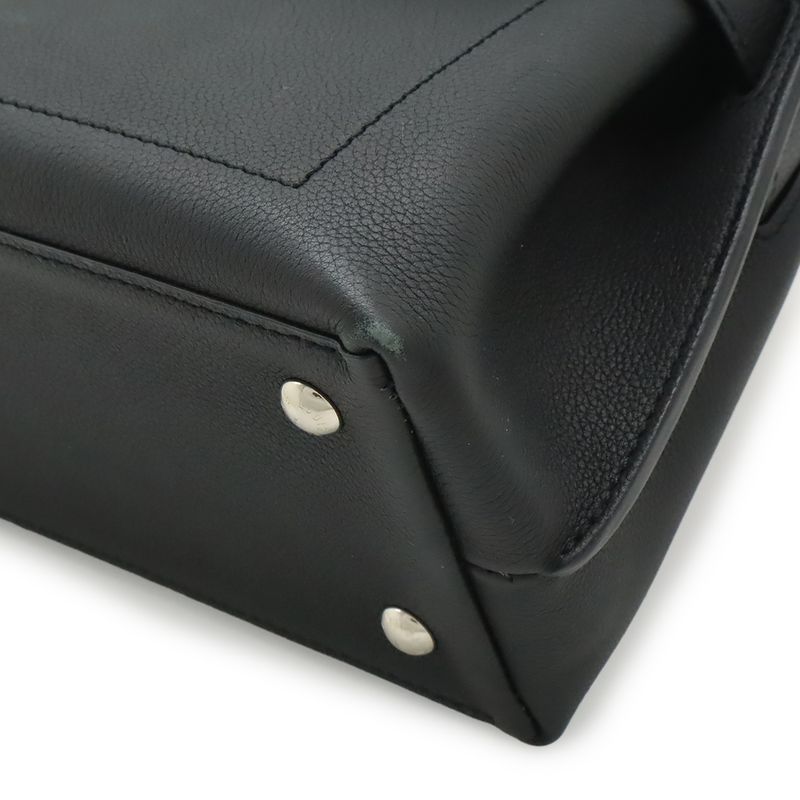 Louis Vuitton Lockme BB 2-Way Shoulder Bag Soft Calf Leather Noir Black