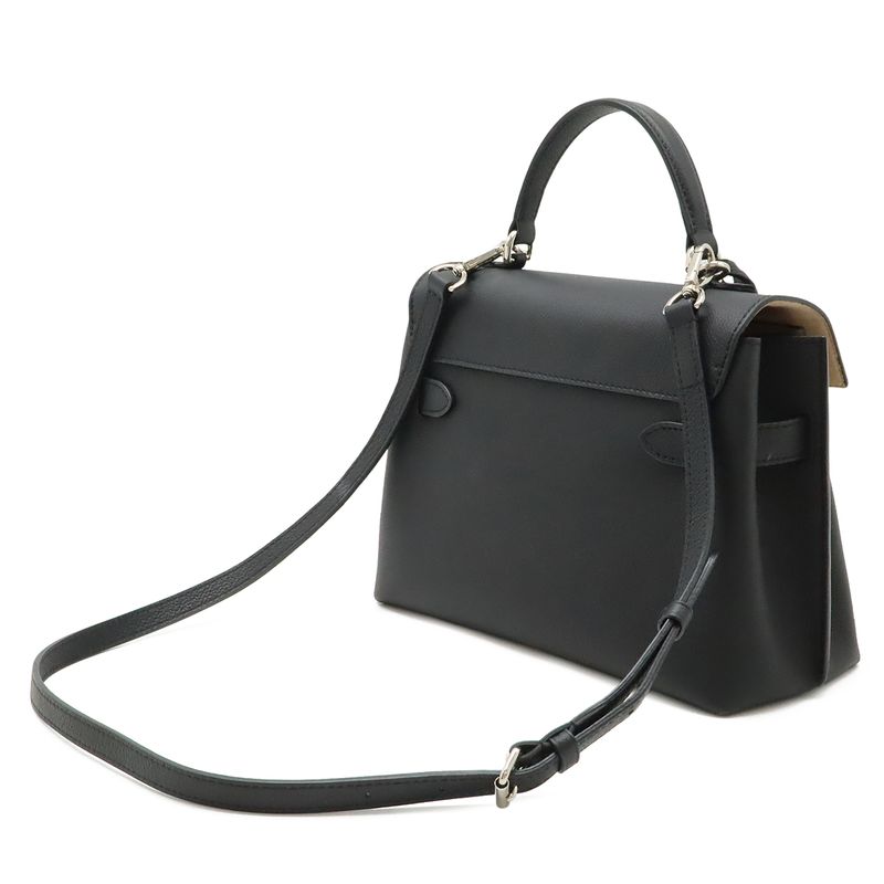 Louis Vuitton Lockme BB 2-Way Shoulder Bag Soft Calf Leather Noir Black