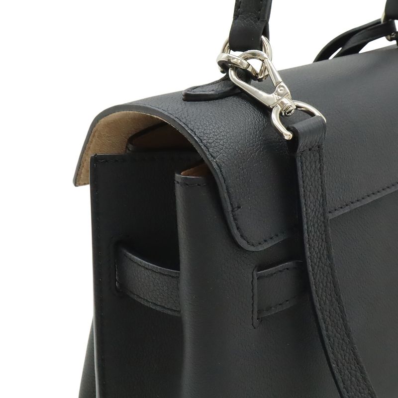 Louis Vuitton Lockme BB 2-Way Shoulder Bag Soft Calf Leather Noir Black