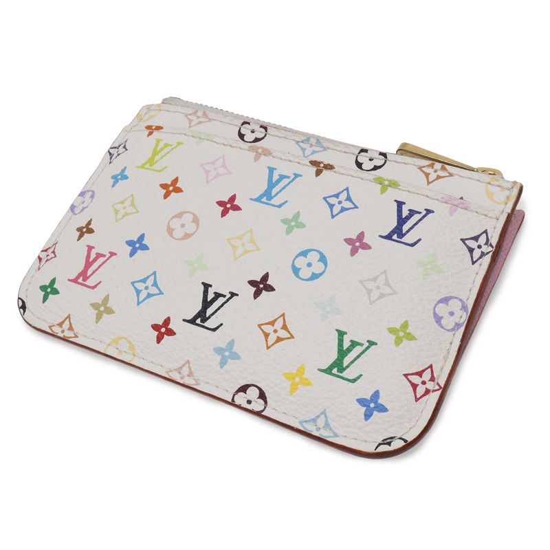 Louis Vuitton Monogram Multicolor Pochette Cles Coin Purse Bron