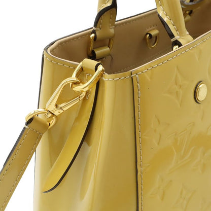 Louis Vuitton Monogram Vernis Montaigne BB 2-Way Shoulder Bag Patent Dune