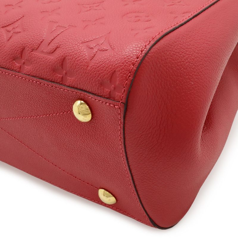 Louis Vuitton Monogram Empreinte Montaigne MM 2-Way Shoulder Bag Dahlia