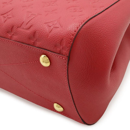 Louis Vuitton Monogram Empreinte Montaigne MM 2-Way Shoulder Bag Dahlia