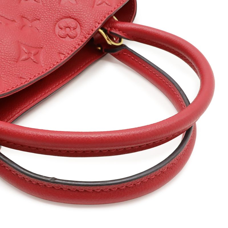 Louis Vuitton Monogram Empreinte Montaigne MM 2-Way Shoulder Bag Dahlia