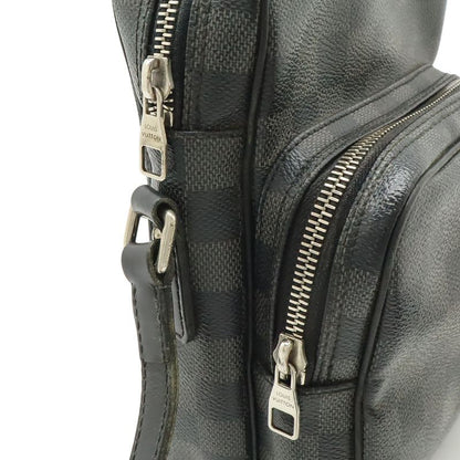 Louis Vuitton Damier Graphite Rem Shoulder Bag Black Gray