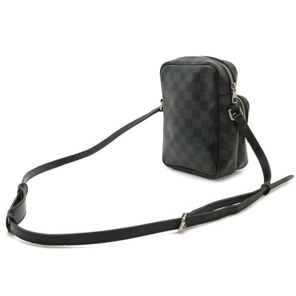Louis Vuitton Damier Graphite Rem Shoulder Bag Black Gray