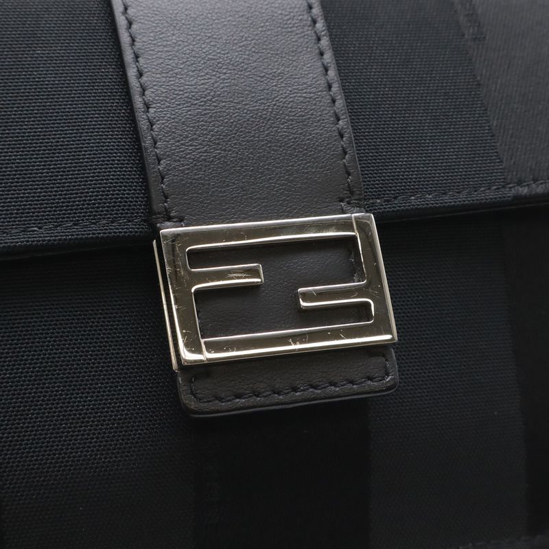 Fendi Pecan Baguette Slim Clutch Shoulder Bag Waist Pouch 3Way