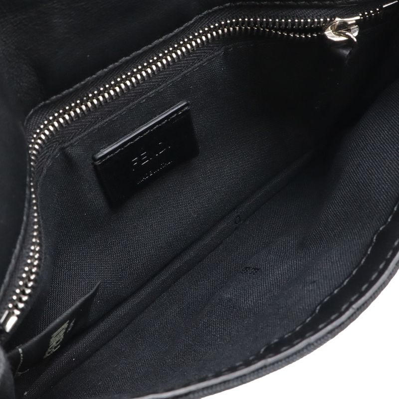 Fendi Pecan Baguette Slim Clutch Shoulder Bag Waist Pouch 3Way