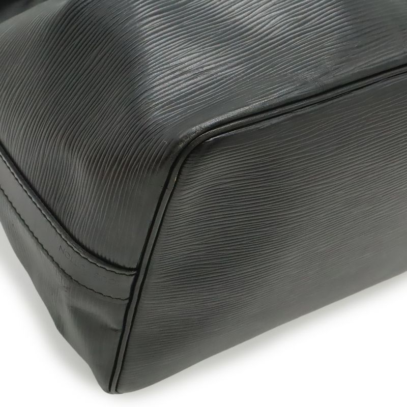 Louis Vuitton Epi Petit Noe Shoulder Bag Drawstring Noir Black