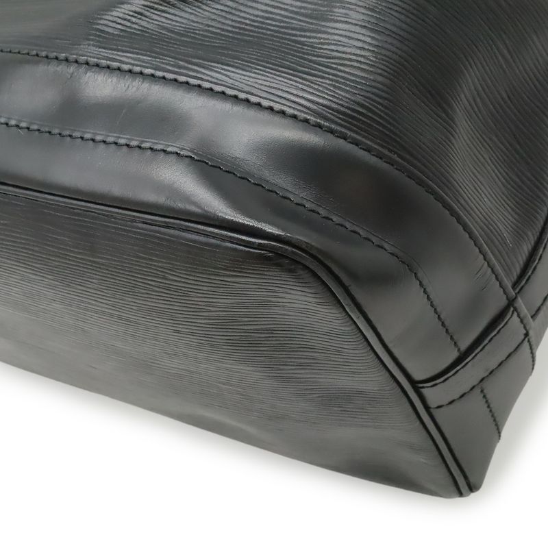 Louis Vuitton Epi Noe Shoulder Bag Semi Drawstring Noir Black