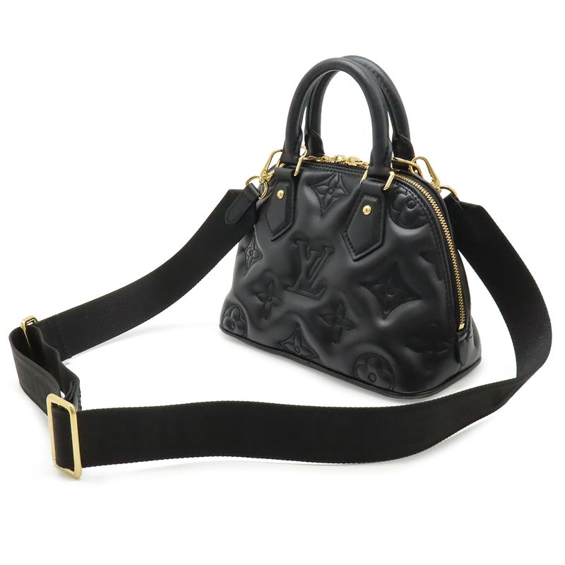 Louis Vuitton Bubble Glam Alma Soft BB Mini Bag 2-Way Noir Black