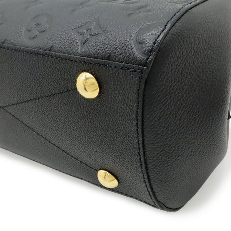 Louis Vuitton Monogram Empreinte Montaigne BB 2-Way Shoulder Bag Noir Black