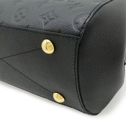 Louis Vuitton Monogram Empreinte Montaigne BB 2-Way Shoulder Bag Noir Black