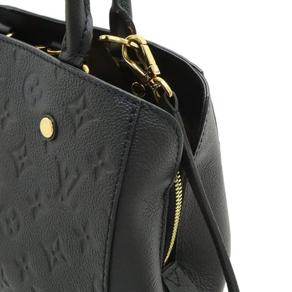 Louis Vuitton Monogram Empreinte Montaigne BB 2-Way Shoulder Bag Noir Black