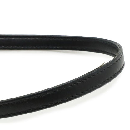 Saint Laurent Paris YSL Monogram Lou Toy Shoulder Bag Leather Black