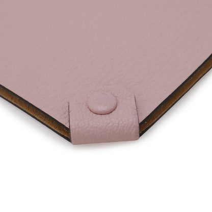 Hermes Tarmac PM Passport Case Cover Chevre Leather Rose Sakura