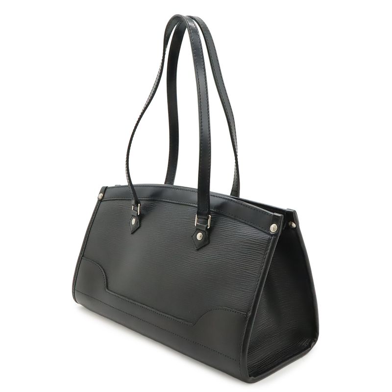 Louis Vuitton Epi Madeleine PM Shoulder Bag Semi Noir Black