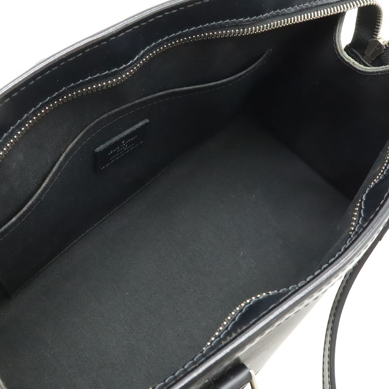 Louis Vuitton Epi Madeleine PM Shoulder Bag Semi Noir Black