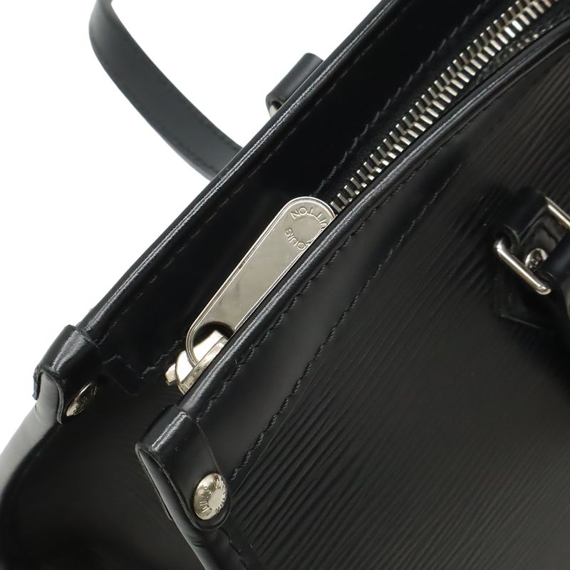 Louis Vuitton Epi Madeleine PM Shoulder Bag Semi Noir Black