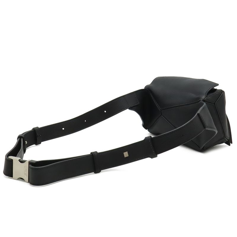 Loewe Puzzle Bum Bag Mini Leather Black