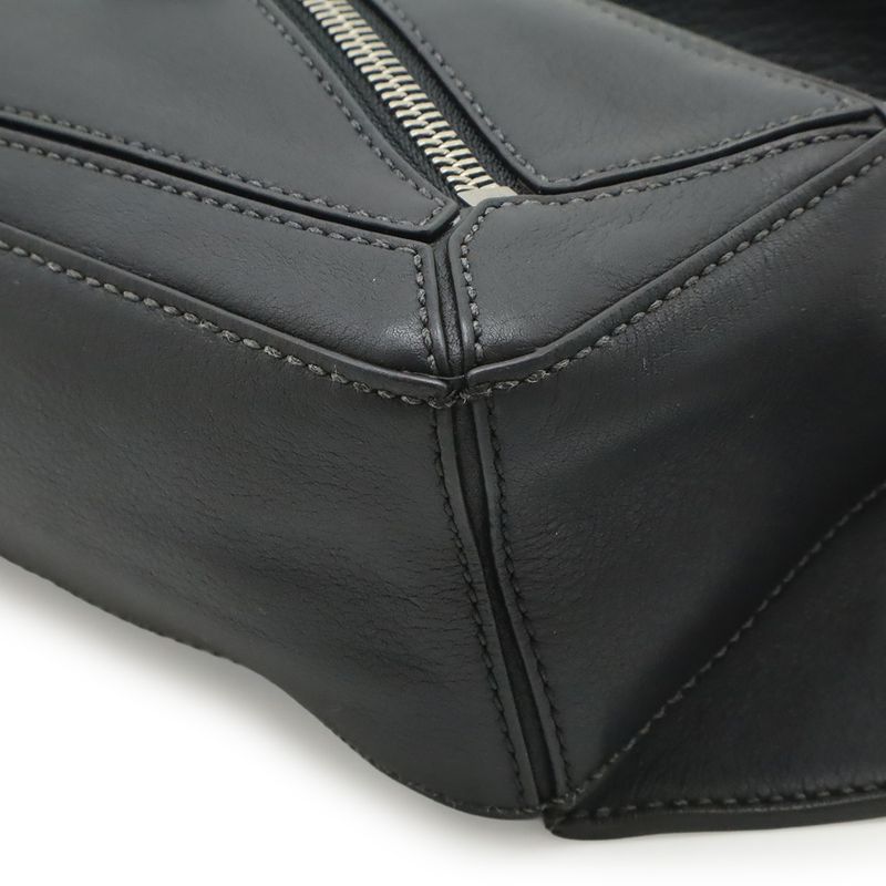 Loewe Puzzle Bum Bag Mini Leather Black
