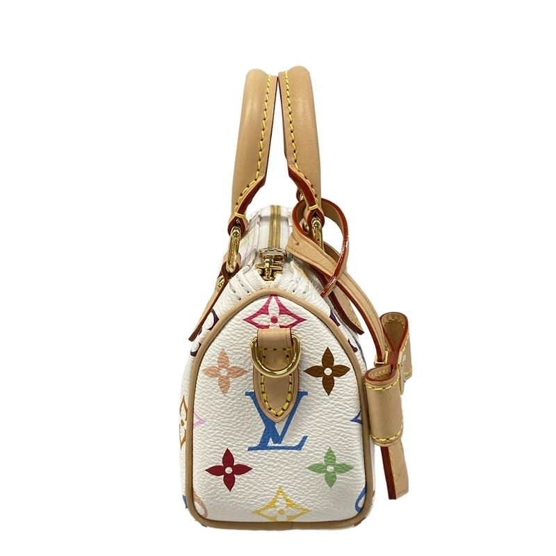 Louis Vuitton Handbag Monogram Multicolor Nano Speedy Bronze