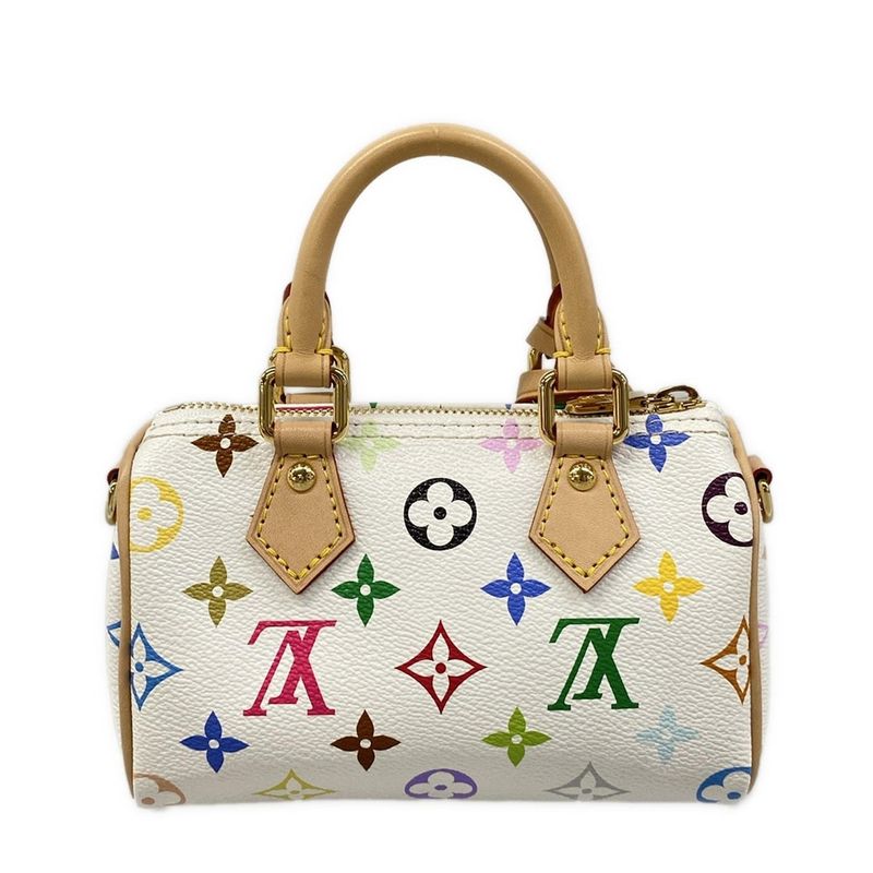 Louis Vuitton Handbag Monogram Multicolor Nano Speedy Bronze