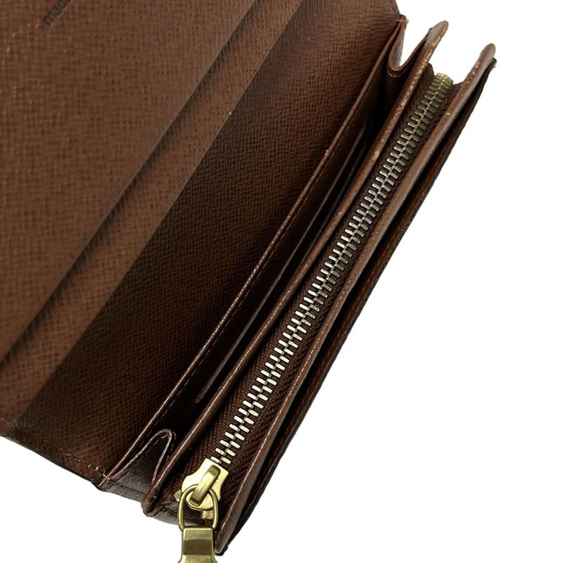 Louis Vuitton Bifold Wallet Monogram Portefeuille Tresor