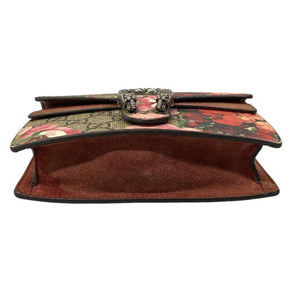 Gucci Shoulder Bag Dionysus GG Blooms Beige Pink Multi Floral X