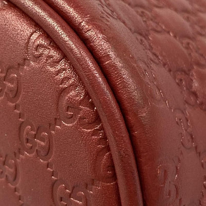 Gucci Handbag Micro Guccissima Red Leather